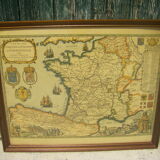 Map of the paths of St Jacques de Compostela