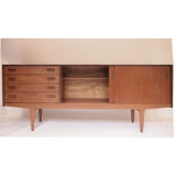 Vintage Scandinavian sideboard Nathan sliding doors