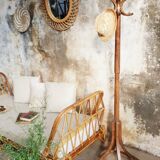 Rattan bed bench