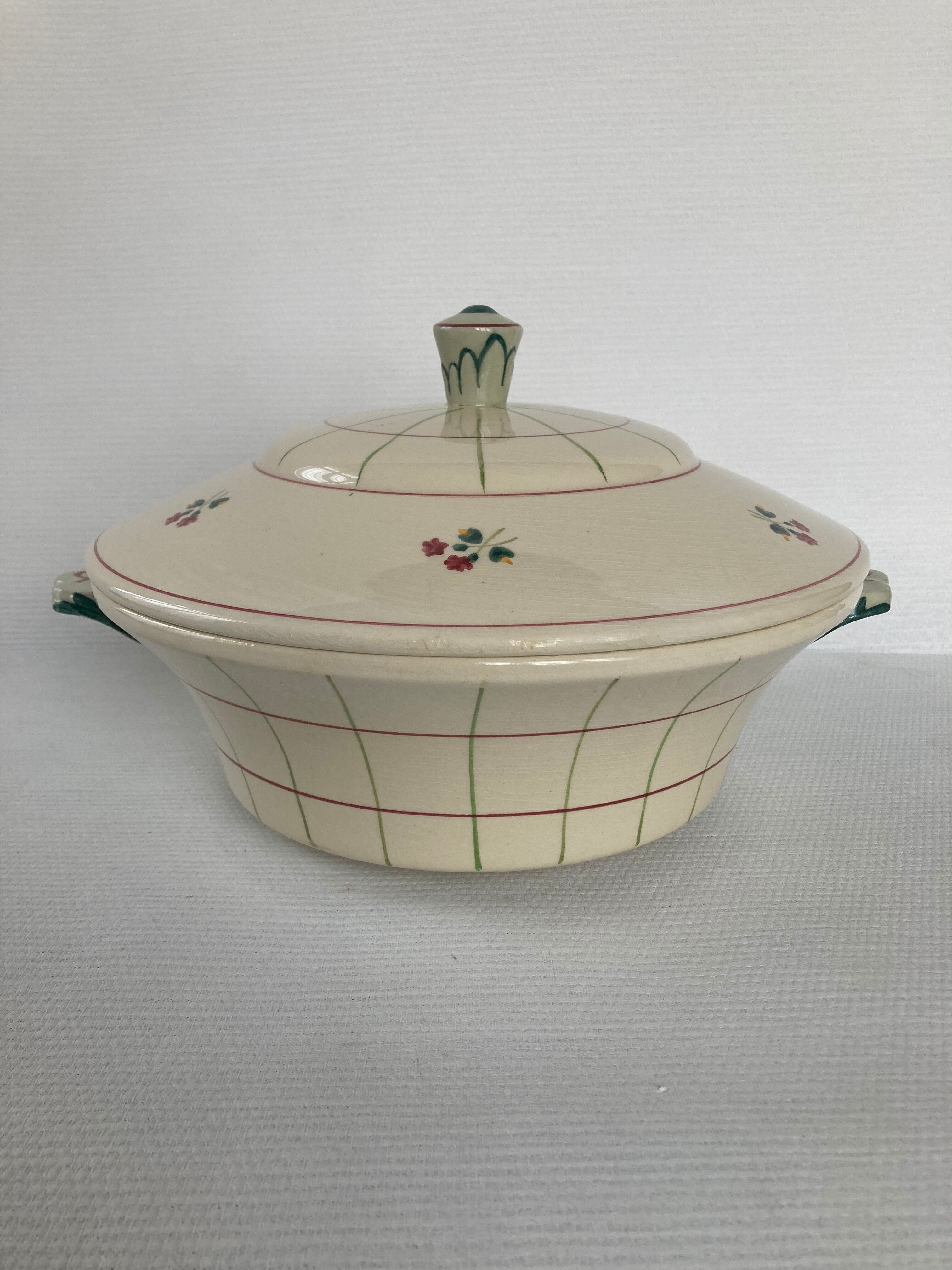 Gien earthenware soup tureen