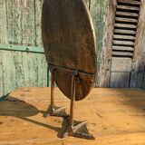 Metal mirror with duck legs