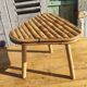 Tabouret tripode en bambou vintage