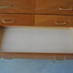 Chest of drawers vintage feet compass 1970