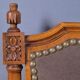 Pair of stained beech armchairs, Louis XVI style – 1950