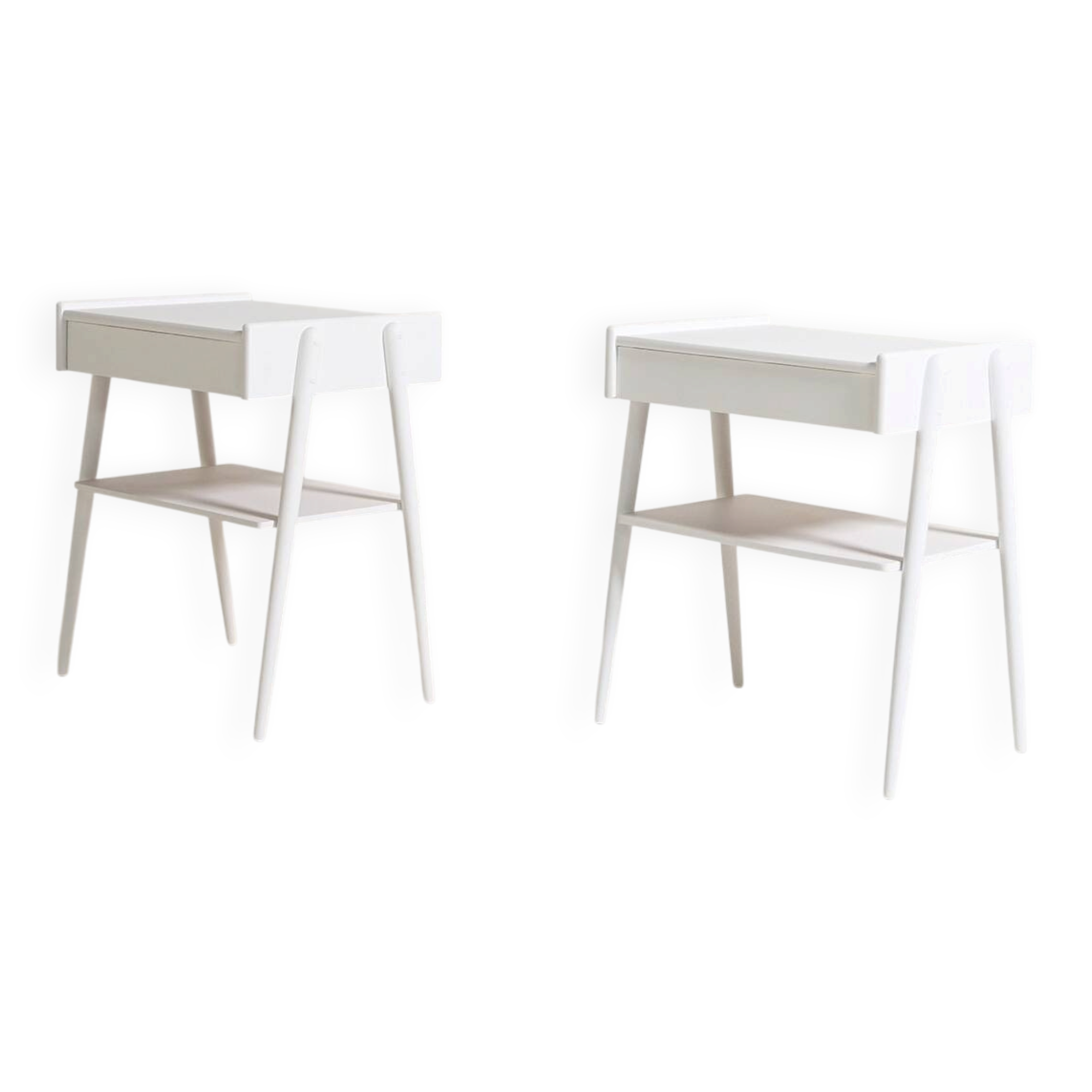 Bedside tables by AB Carlström & Co Möbelfabrik, Sweden, 1950s–60s