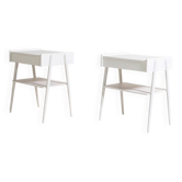 Tables de chevet par AB Carlström & Co Möbelfabrik, Suède, années 1950-60.