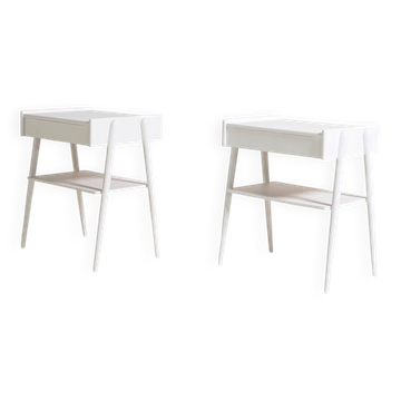 Tables de chevet par AB Carlström & Co Möbelfabrik, Suède, années 1950-60.