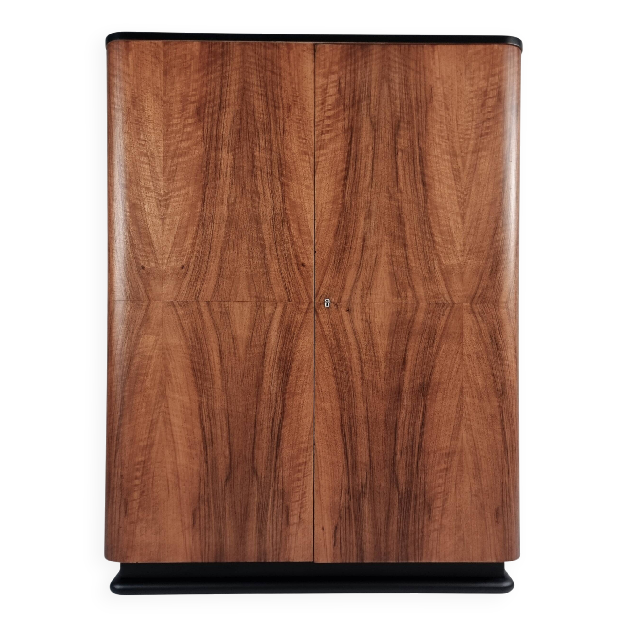 Vintage Walnut Wardrobe, 1960s