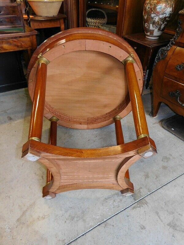 Gueridon rond style empire