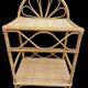 Rattan bedside table from the 70s Italy