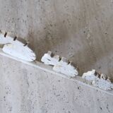 Resin paper press imitating travertine "horses", 70s