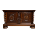 Carved wooden chest with twisted columns – Renaissance style