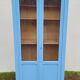Armoire vitrine parisienne en bois peinte, 1950