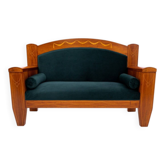Antique sofa from Northern Europe, circa 1890.