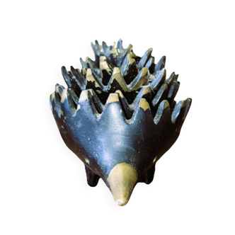 Set of 6 stackable bronze hedgehogs — Walter Bosse, 1920s