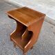 Vintage side table / Magazine rack end table