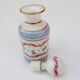 Bottle with floral decoration and antique gold edging