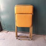 3 chaises vintage lafuma  modele chantazur