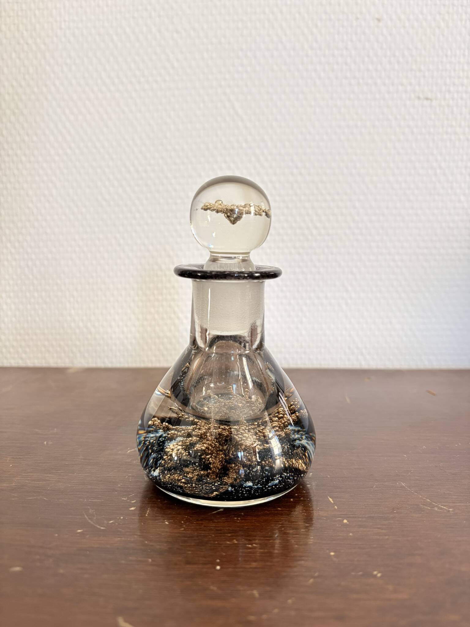 Inkwell Bottle Perfume Paperweight Scotland Selkirk Glass 66/150