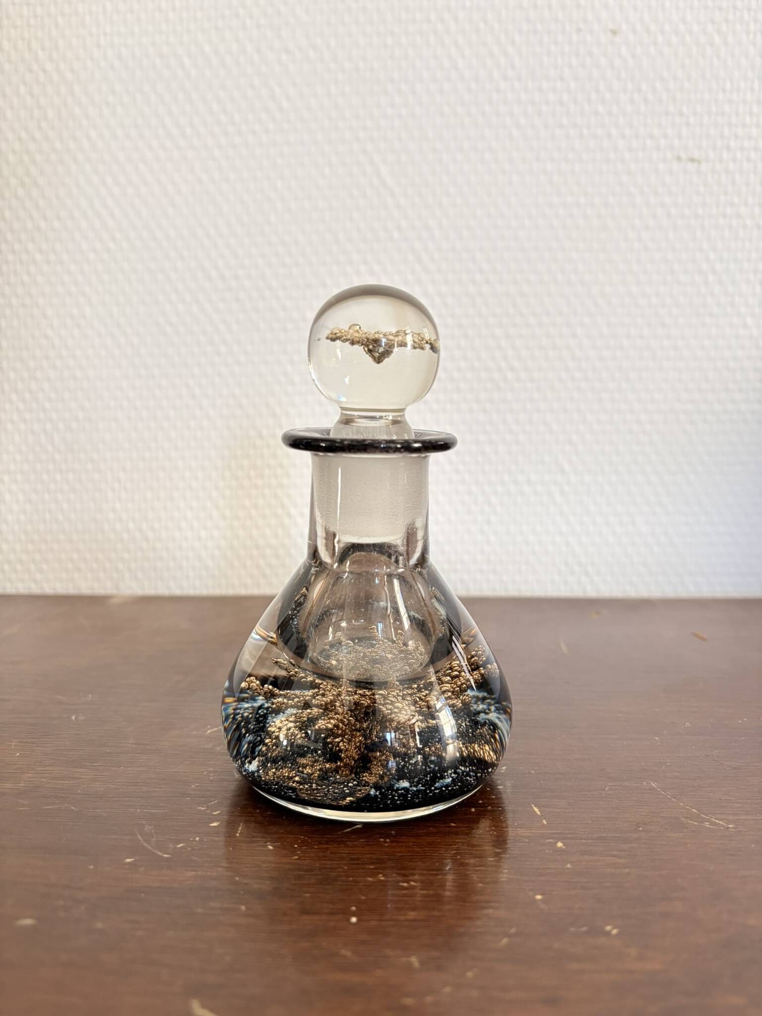 Inkwell Bottle Perfume Paperweight Scotland Selkirk Glass 66/150