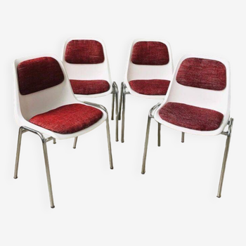 4 chaise vintage design
