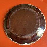 Late 18th century earthenware plate with dandelion decoration