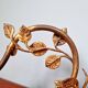 Gilt bronze table lamp, floral decoration, 1910s-20s