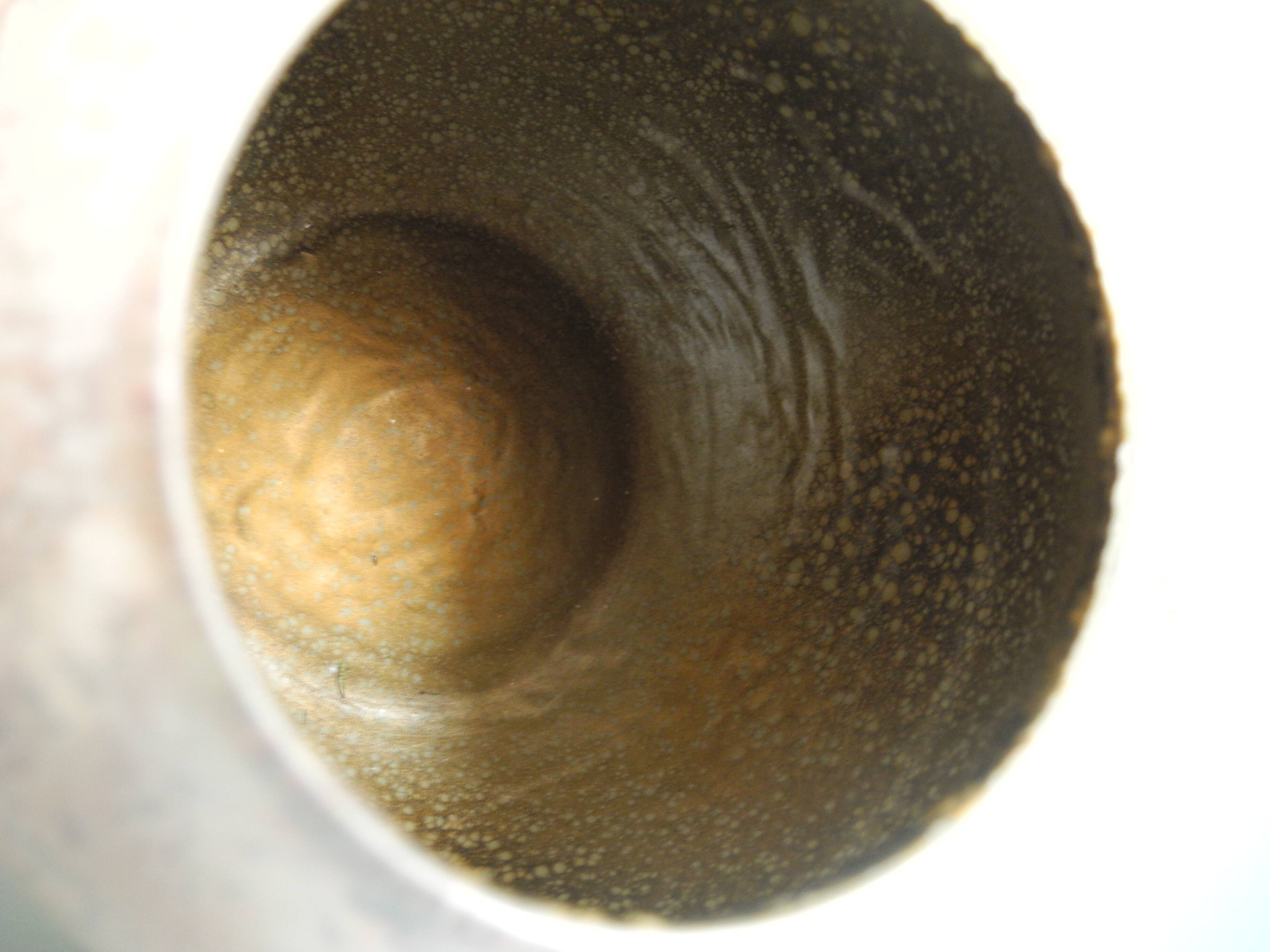 Jean-Noël Bouillet vase lacquered glass Oceania vintage decor French vase 70s