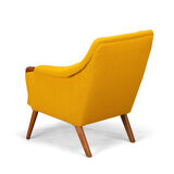 Danish Design reupholstered Yellow Easy chair, 1960s