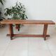 Wooden bench, 70s-80s
