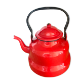 Vintage enamelled kettle