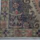 Vintage multicoloured Turkish rug with floral medallion, 125 × 213 cm