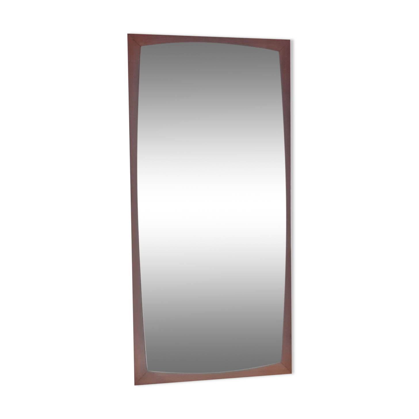Scandinavian mirror 70s, 77x37 cm