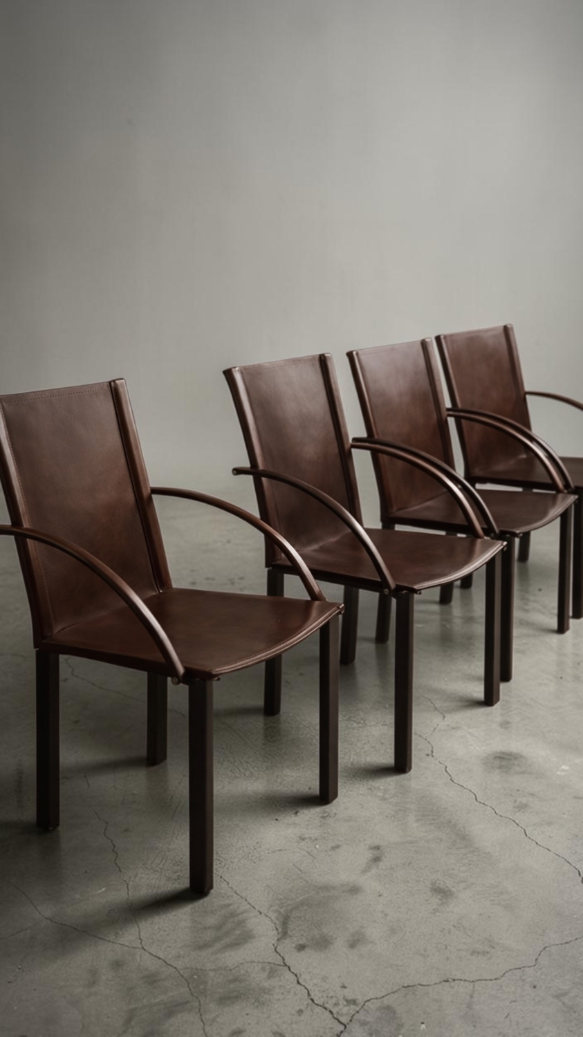 Set 4 chaises Carlo Bartoli / Matteo Grassi