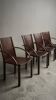 Set of 4 Carlo Bartoli / Matteo Grassi chairs.