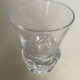 Set of six Daum glasses