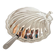 Silver-plated scallop shell butter dish