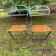 Anciennes chaises de jardin terrasse pliantes