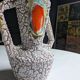 Brutalist vase ''Fat Lava'' Mid century