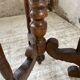 19th century oak pedestal console