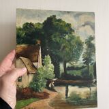 Ancient landscape painting