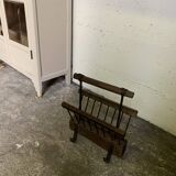 Brutalist magazine rack