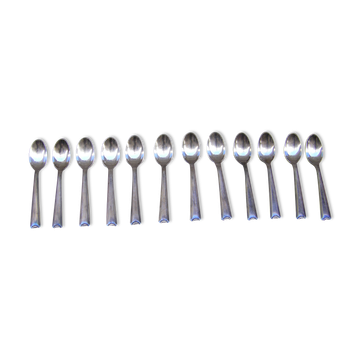 Coffret de douze petites cuillères Ercuis