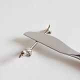 Set of six dachshund-shaped knife holders, 1970s