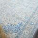 1970s Vintage Persian Handmade Wool Cotton Beige Area Rug 292x396