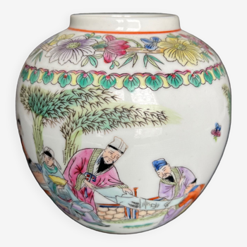 Vase boule en porcelaine de Chine