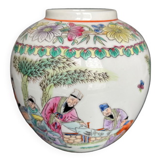 Vase boule en porcelaine de Chine