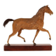 Horse sculpture by H. Fratin in wood, France, circa 1818.