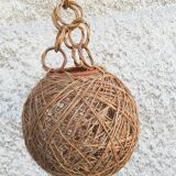 Suspension ball in line of rattan