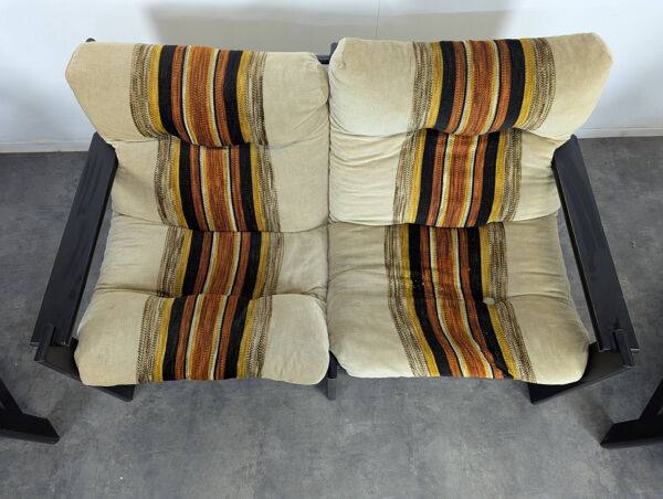 Ensemble canapé et 2 fauteuils scandinave